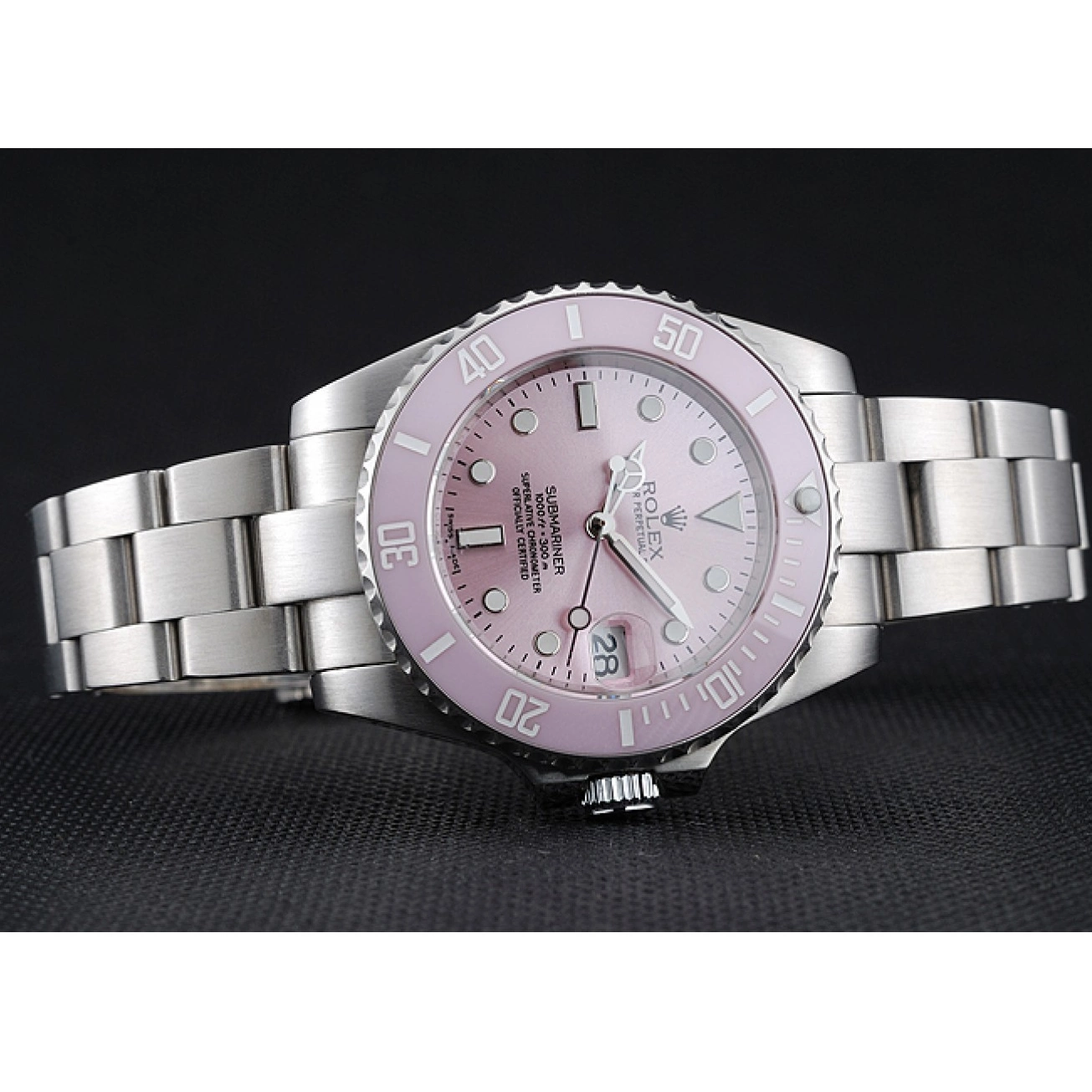 AAA replica watch Stainless Dial Lilas Submariner Rolex Steel 1454155 Bracelet 0612